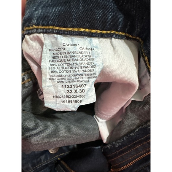 Wrangler Relaxed Boot Jeans Mens 32x30 Dark Wash Denim Cotton Spandex - Picture 3 of 5